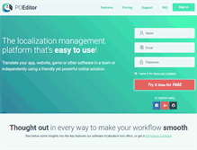 Tablet Screenshot of poeditor.com